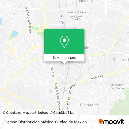Camso Distribucion México map