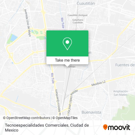 Tecnoespecialidades Comerciales map