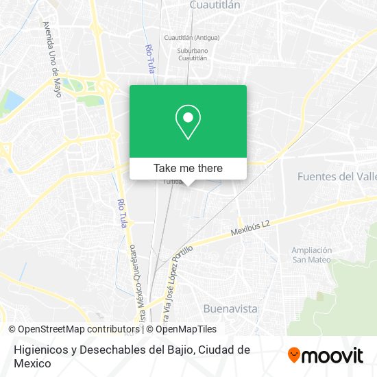 Higienicos y Desechables del Bajio map