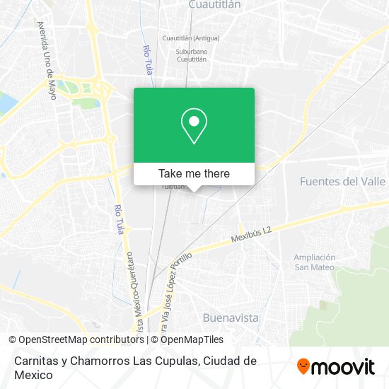 Carnitas y Chamorros Las Cupulas map