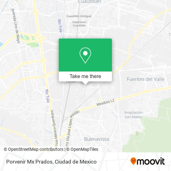 Mapa de Porvenir Mx Prados