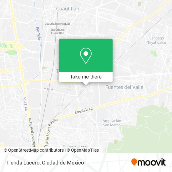 Tienda Lucero map