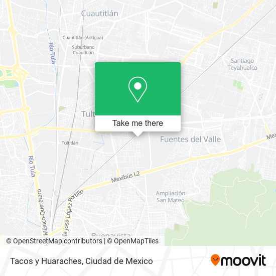 Tacos y Huaraches map