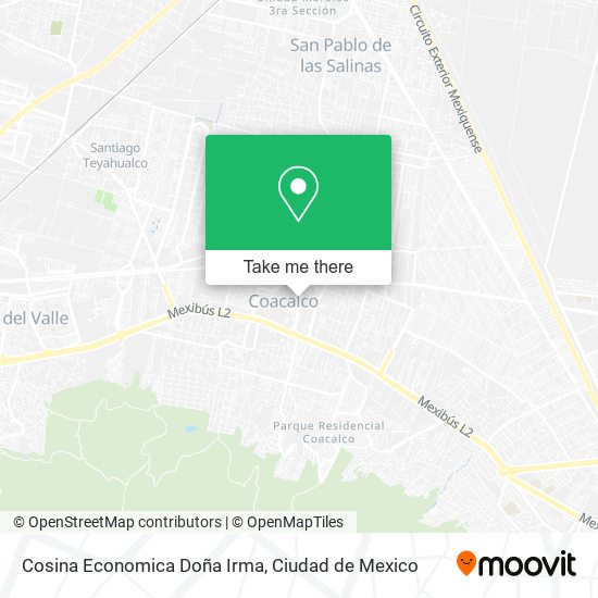 Mapa de Cosina Economica Doña Irma