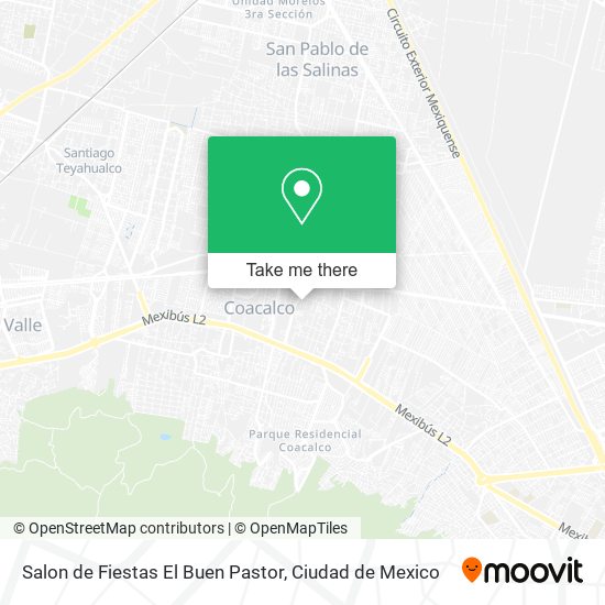 Mapa de Salon de Fiestas El Buen Pastor