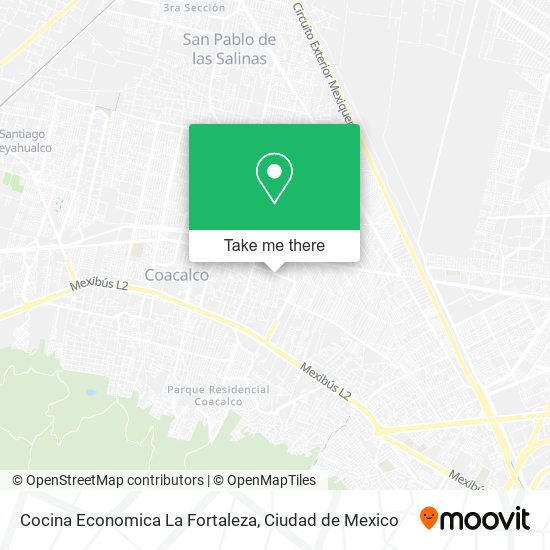 Cocina Economica La Fortaleza map