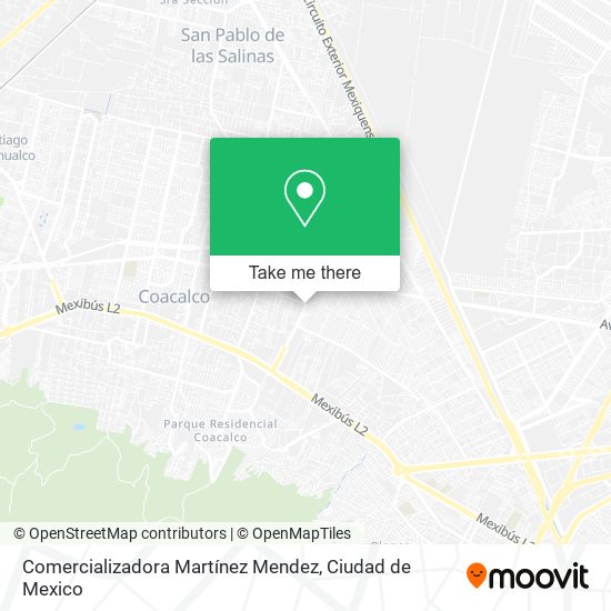 Comercializadora Martínez Mendez map
