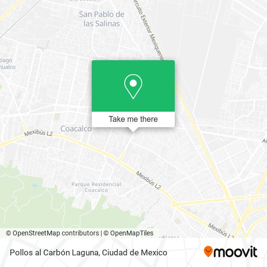 Pollos al Carbón Laguna map