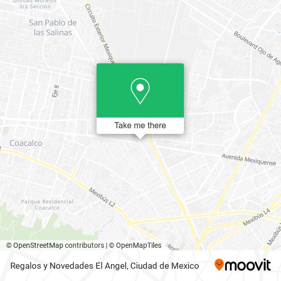 Regalos y Novedades El Angel map