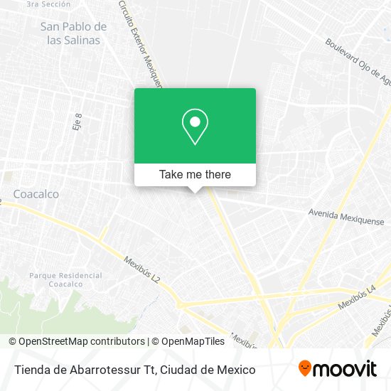 Tienda de Abarrotessur Tt map