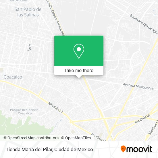Tienda María del Pilar map