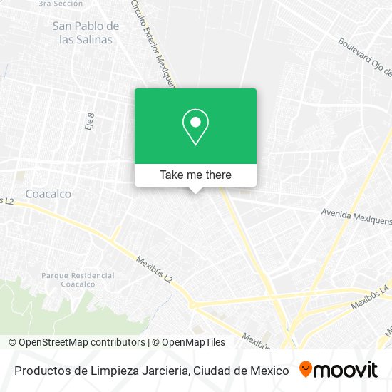 Productos de Limpieza Jarcieria map