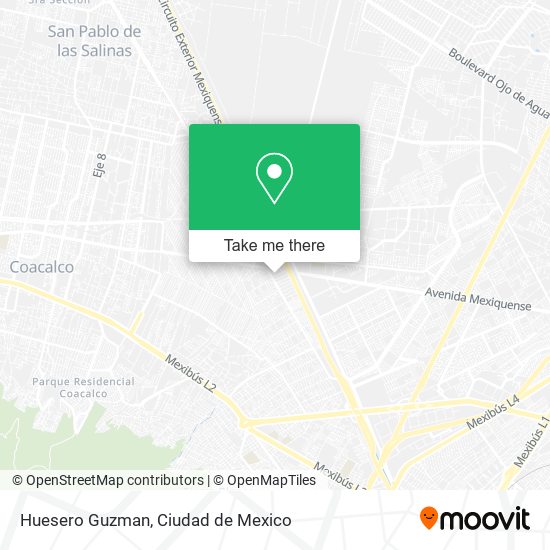 Huesero Guzman map