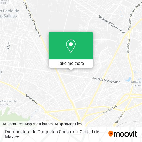 Distribuidora de Croquetas Cachorrin map