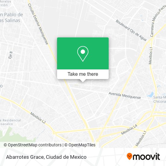 Abarrotes Grace map
