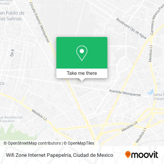 Wifi Zone Internet Papepelria map