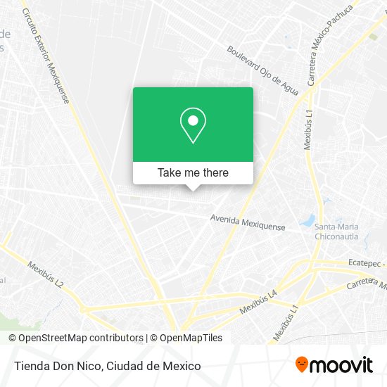 Mapa de Tienda Don Nico