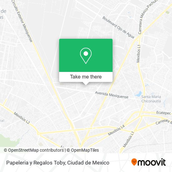 Papeleria y Regalos Toby map