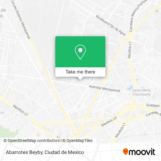 Abarrotes Beyby map