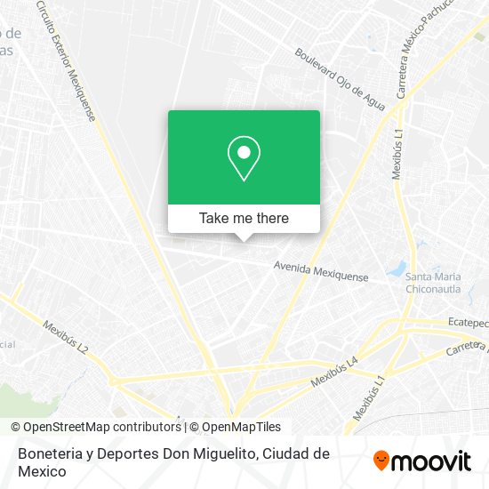 Mapa de Boneteria y Deportes Don Miguelito