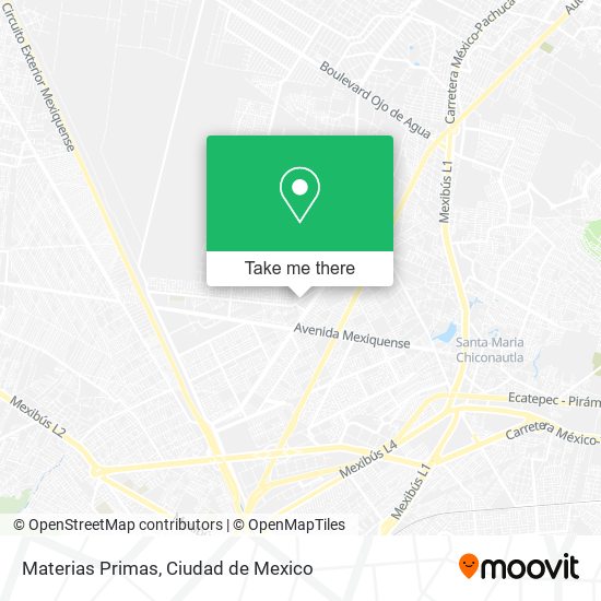 Materias Primas map