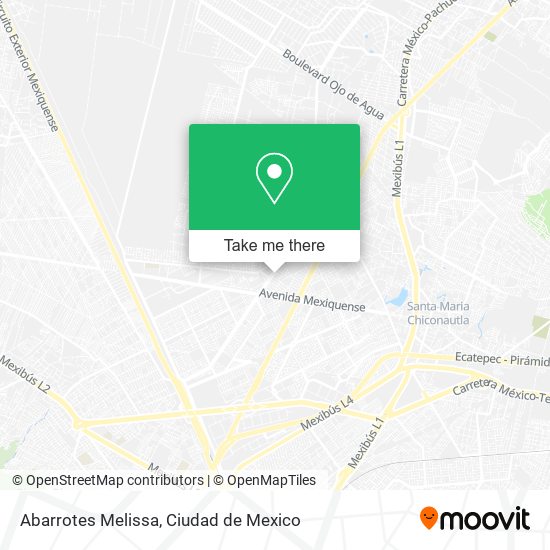 Abarrotes Melissa map