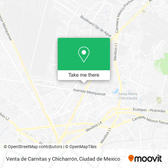 Venta de Carnitas y Chicharrón map