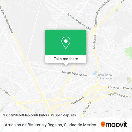 Artículos de Bisuteria y Regalos map