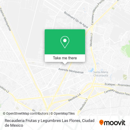 Recauderia Frutas y Legumbres Las Flores map