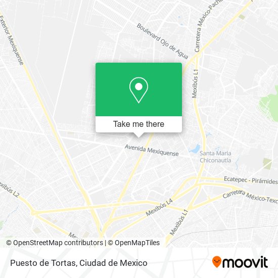 Mapa de Puesto de Tortas