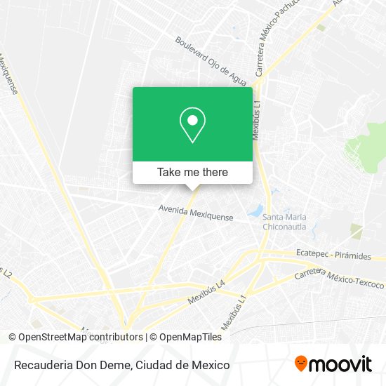 Recauderia Don Deme map