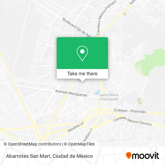 Mapa de Abarrotes San Mart