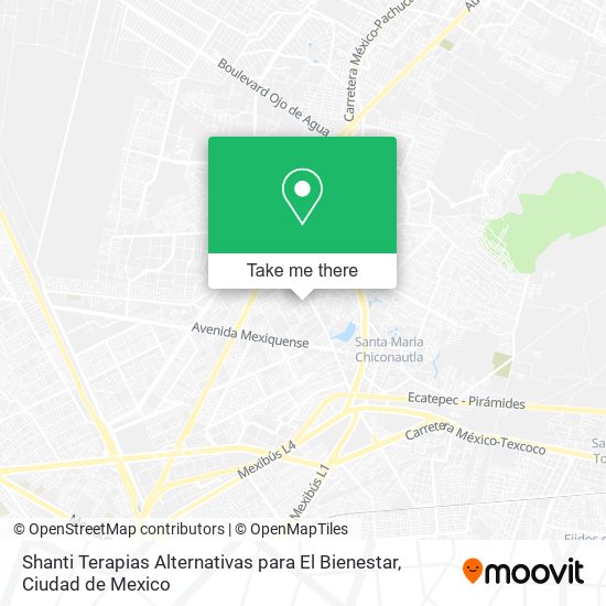 Shanti Terapias Alternativas para El Bienestar map