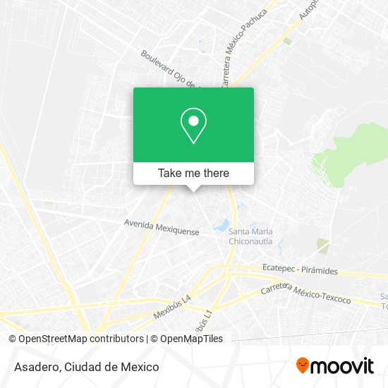 Asadero map