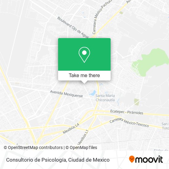 Consultorio de Psicología map