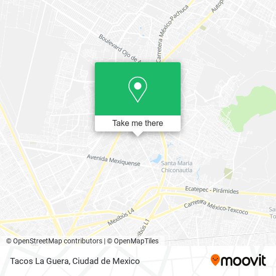 Mapa de Tacos La Guera