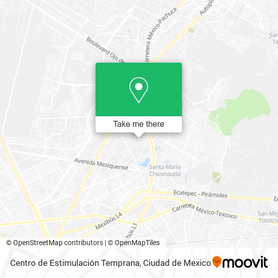 Mapa de Centro de Estimulación Temprana