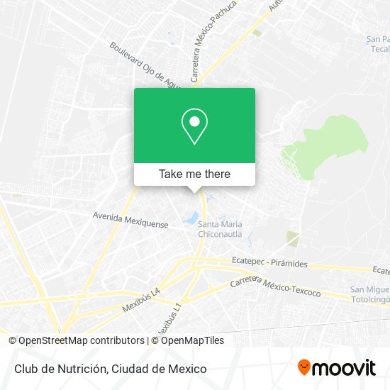 Mapa de Club de Nutrición