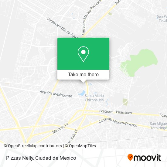 Mapa de Pizzas Nelly
