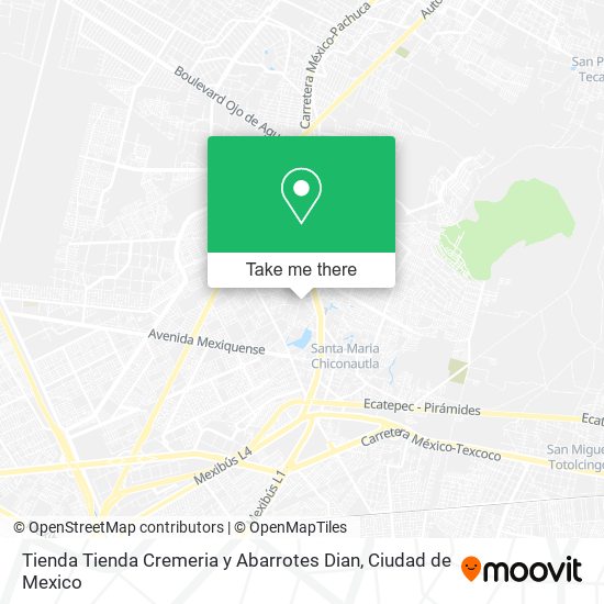 Tienda Tienda Cremeria y Abarrotes Dian map