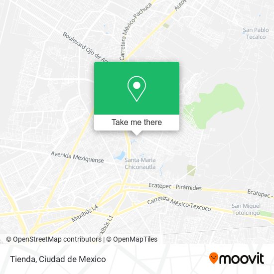 Mapa de Tienda