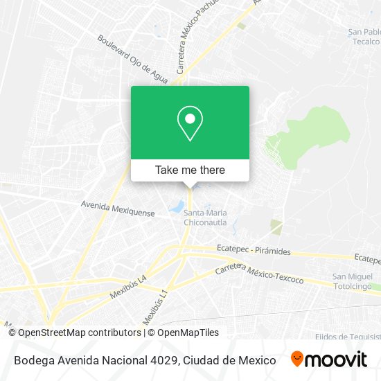 Bodega Avenida Nacional 4029 map