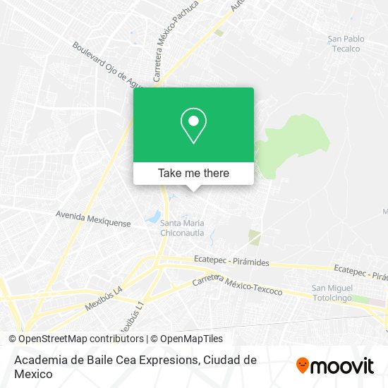 Academia de Baile Cea Expresions map