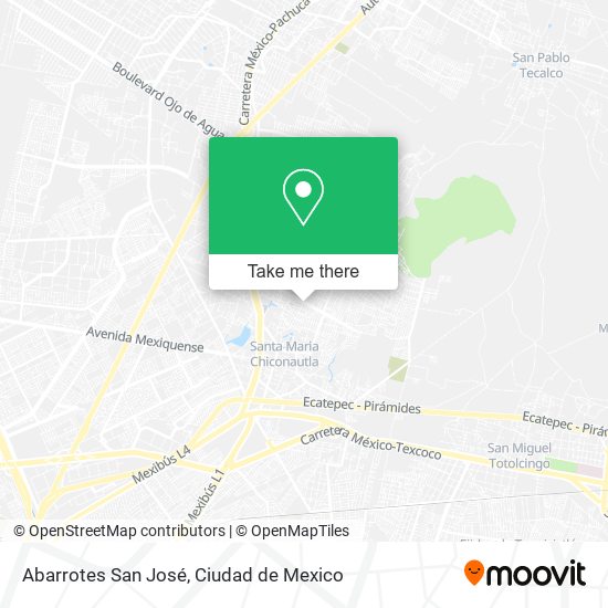 Abarrotes San José map