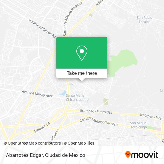 Abarrotes Edgar map