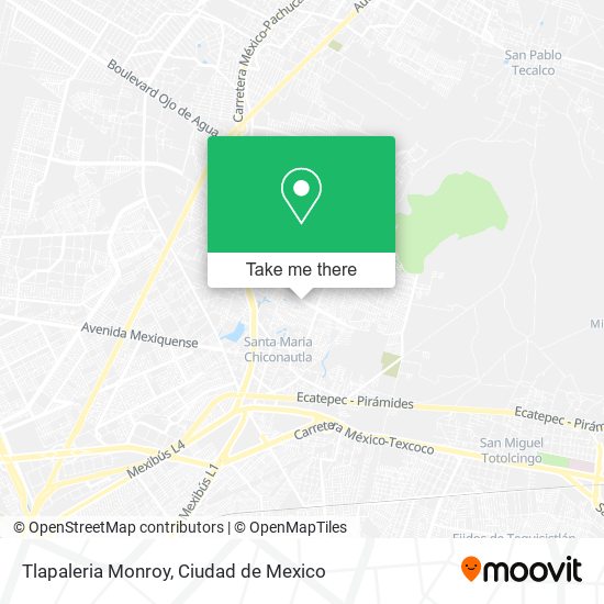 Tlapaleria Monroy map