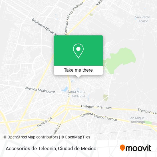 Mapa de Accesorios de Teleonia