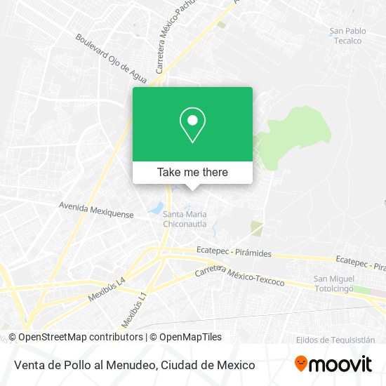 Venta de Pollo al Menudeo map