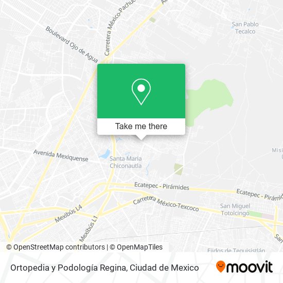 Ortopedia y Podología Regina map