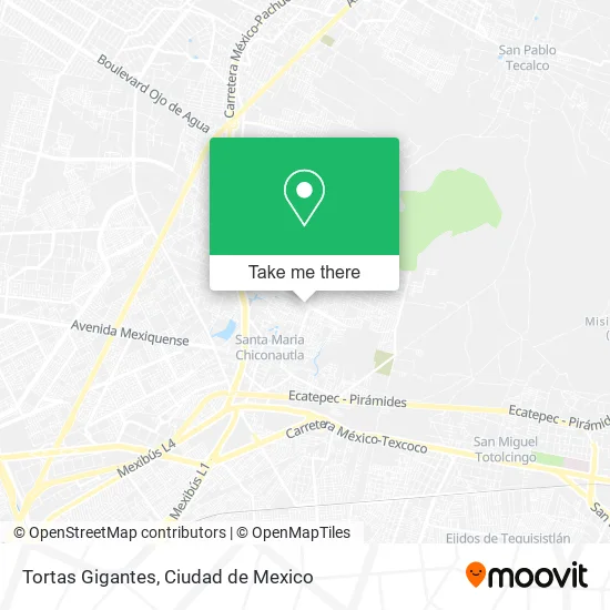 Tortas Gigantes map